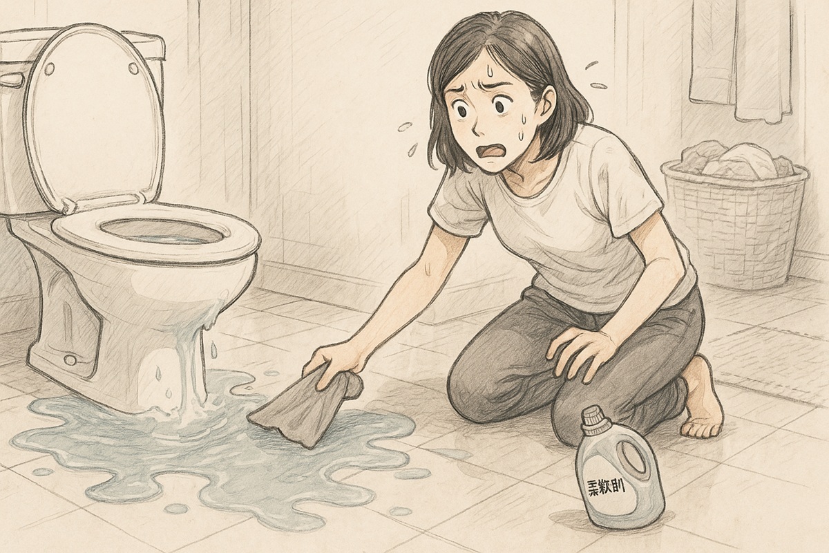 トイレタンクに柔軟剤を入れた場合に起こるトラブル