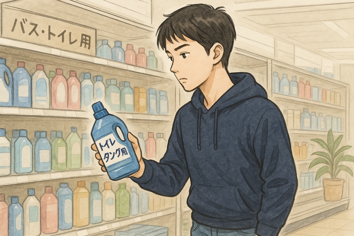 トイレタンク専用で使える洗剤とは