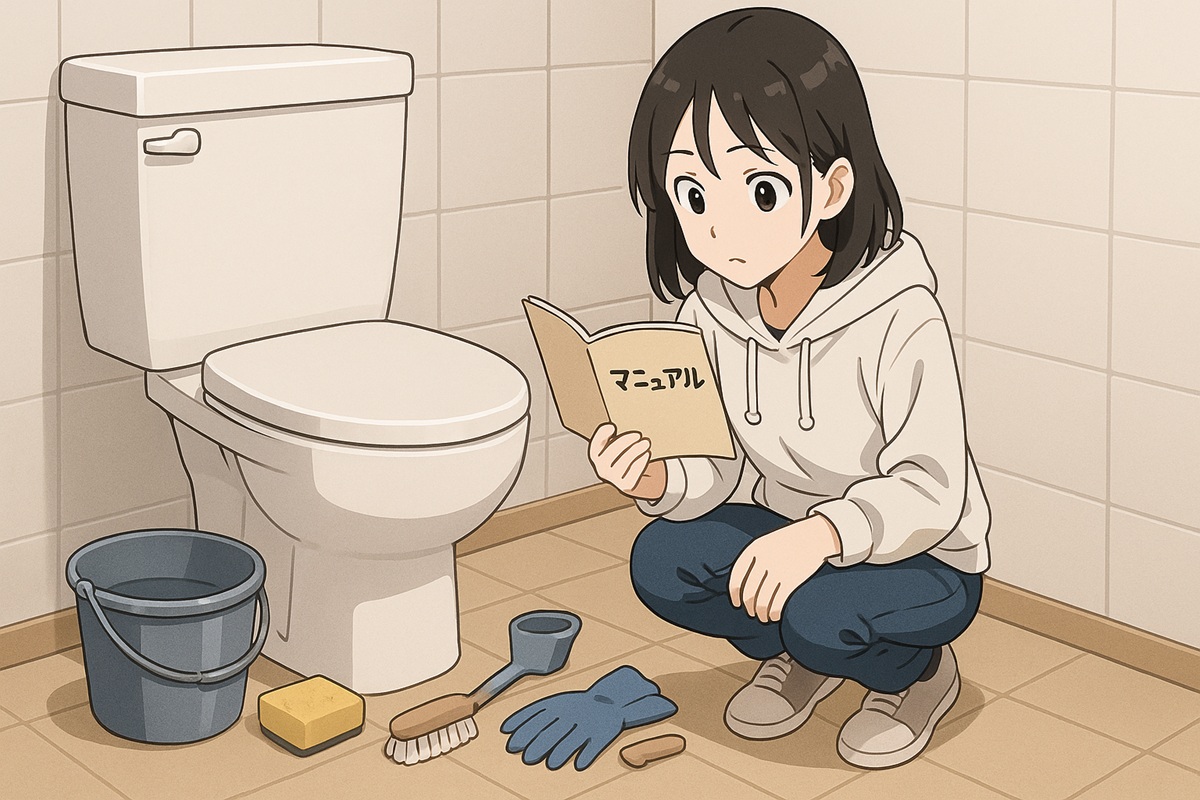 トイレタンクをの掃除したことない場合の初めての手順