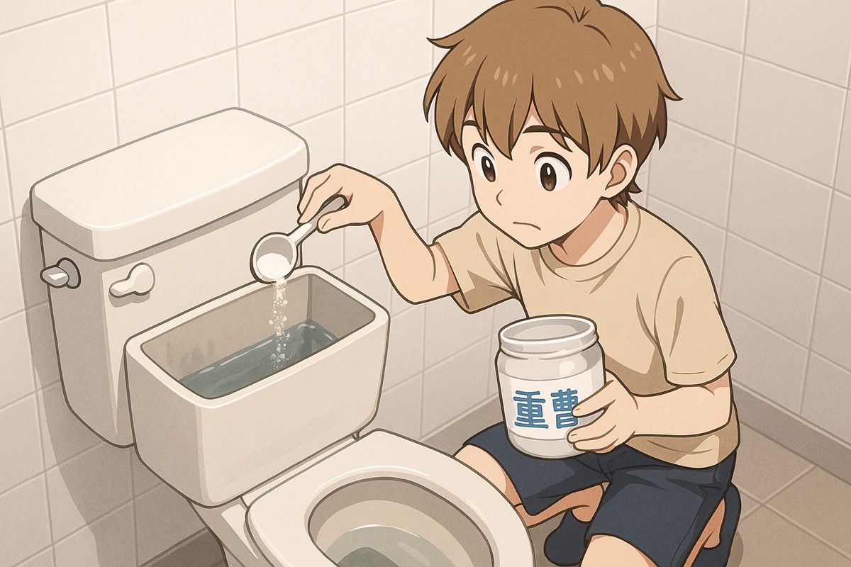 重曹を使ったトイレタンクを掃除のやり方