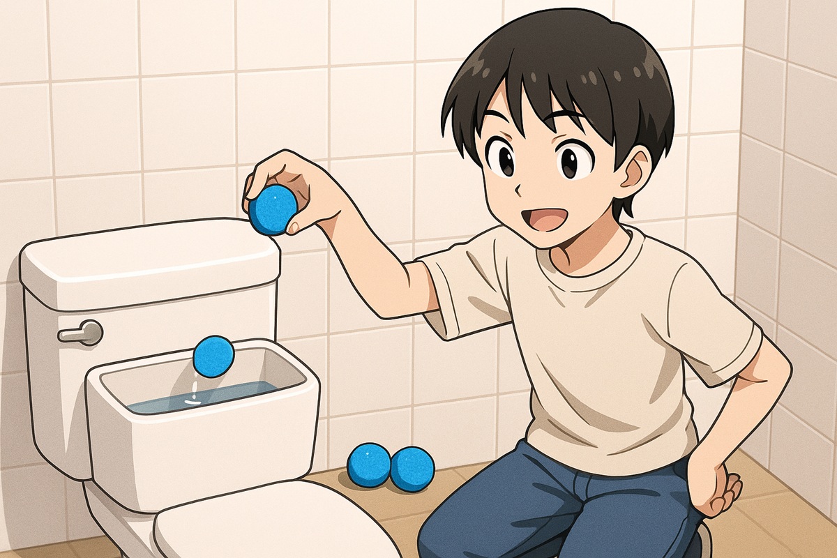 トイレタンクを開けずに掃除する方法