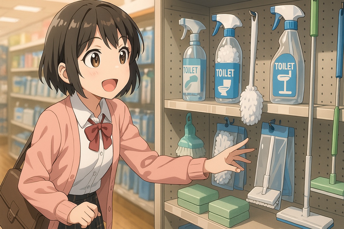 100均で見つかるトイレの床掃除道具の種類