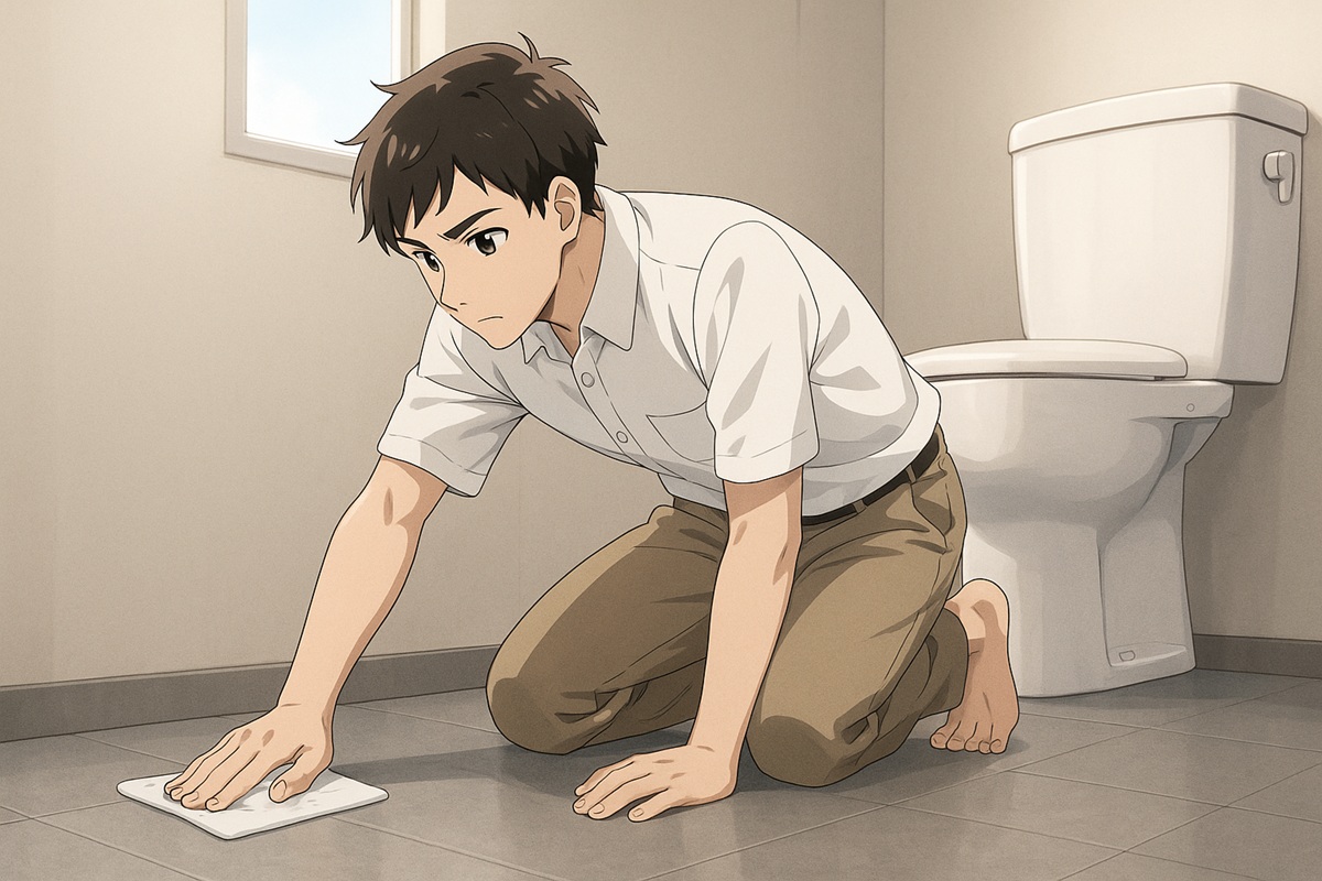 トイレの床掃除は何で拭けばいいのか