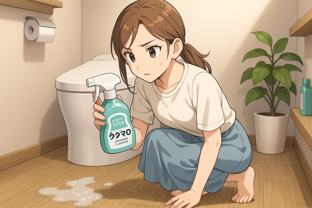 トイレの床にウタマロクリーナーを使うときの注意点