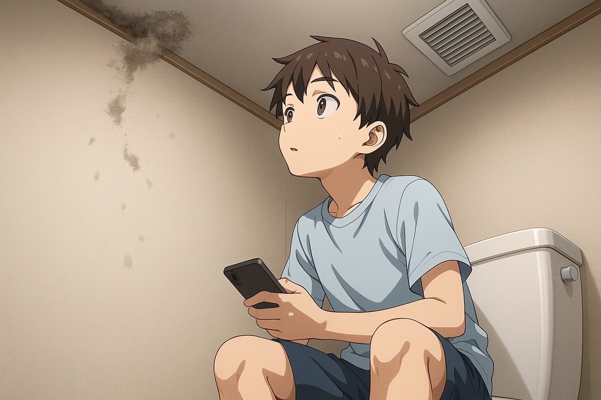 天井付近のホコリが落ちてくる仕組み