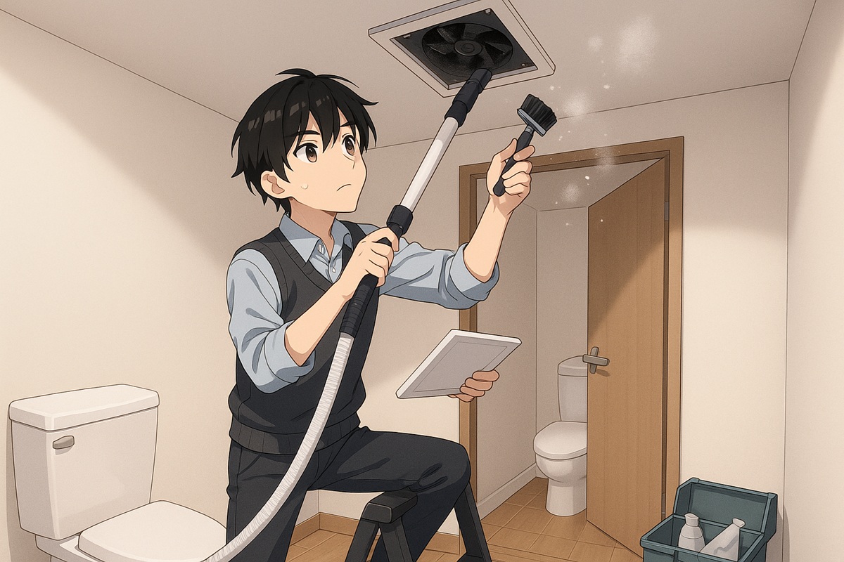 トイレの換気扇のホコリの取り方と効率的な掃除の仕方