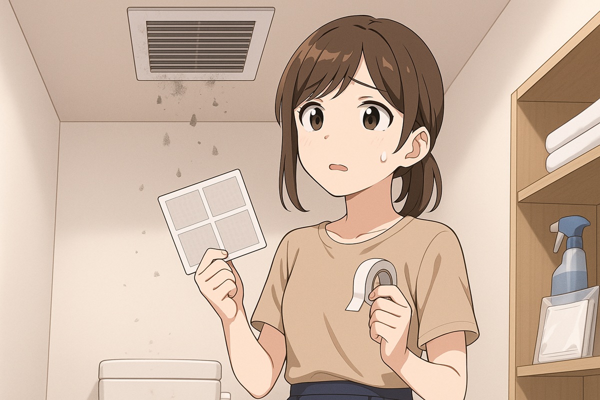 掃除後もトイレの換気扇のホコリが落ちてくるときの追加対策