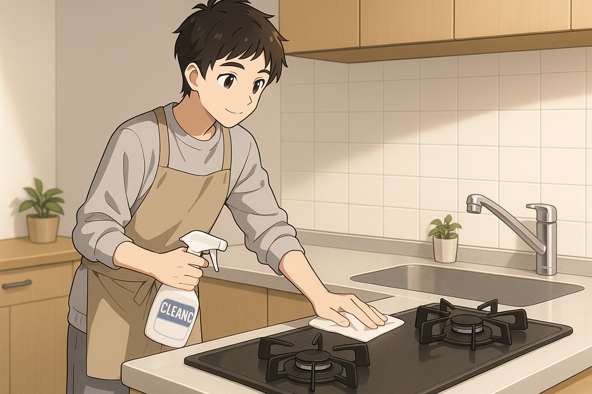 コンロ周りをきれいに保つ予防策とお手入れ方法