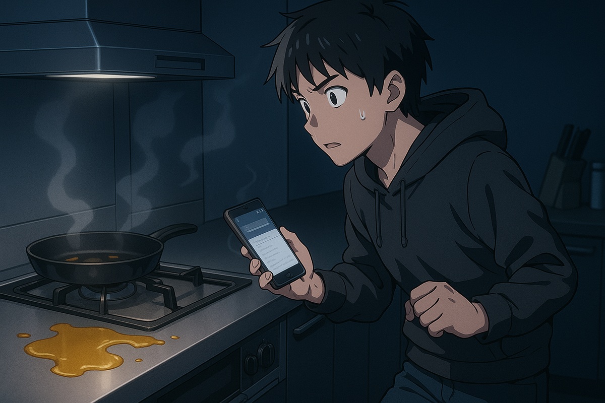 コンロにこぼした油が爆発する危険性はあるか