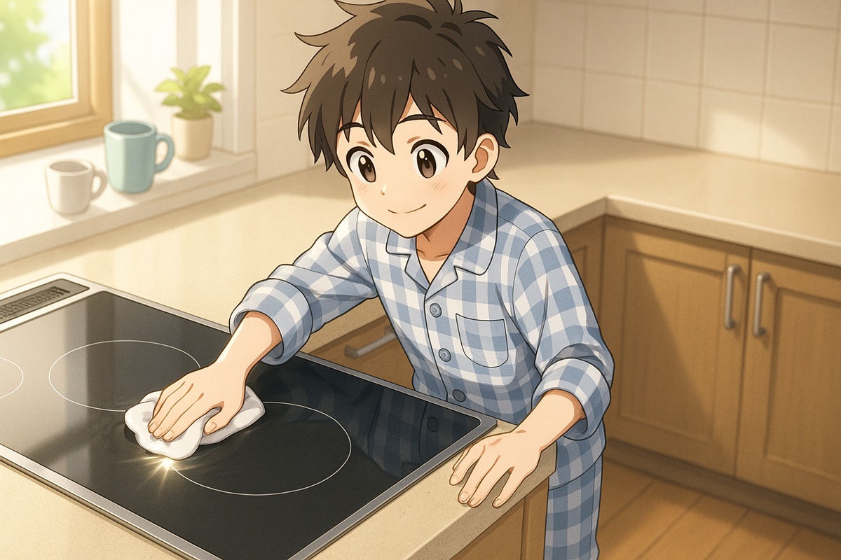 毎日できるIHコンロの簡単なお手入れ法