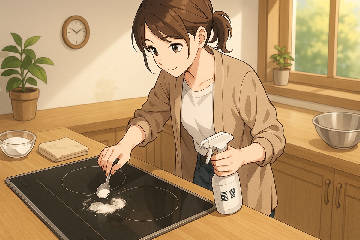 重曹を使ったIHコンロの掃除のコツ