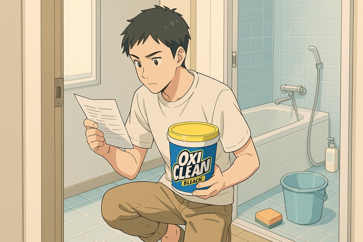 お風呂掃除でオキシクリーンの失敗を防ぐコツ