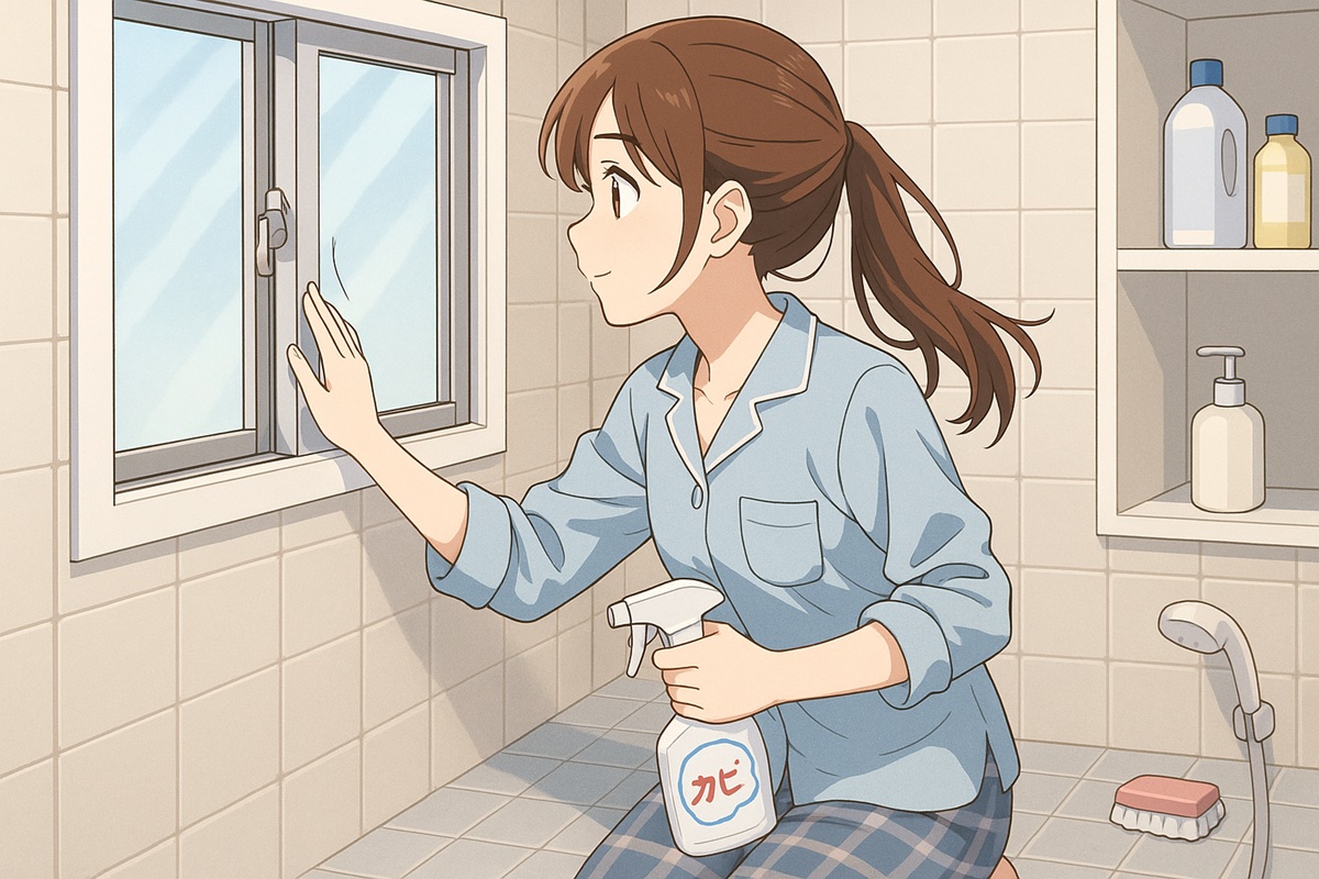 お風呂タイルのカビ対策と換気・予防の基本