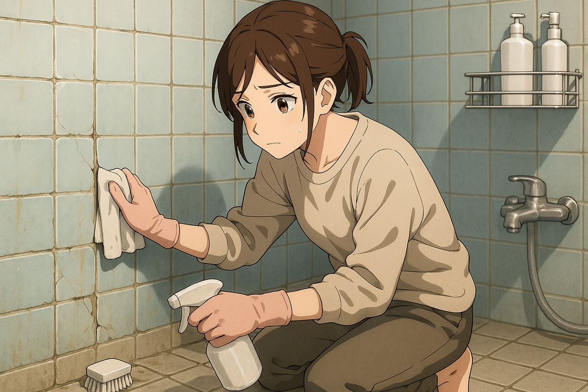 古いお風呂タイル掃除での注意点
